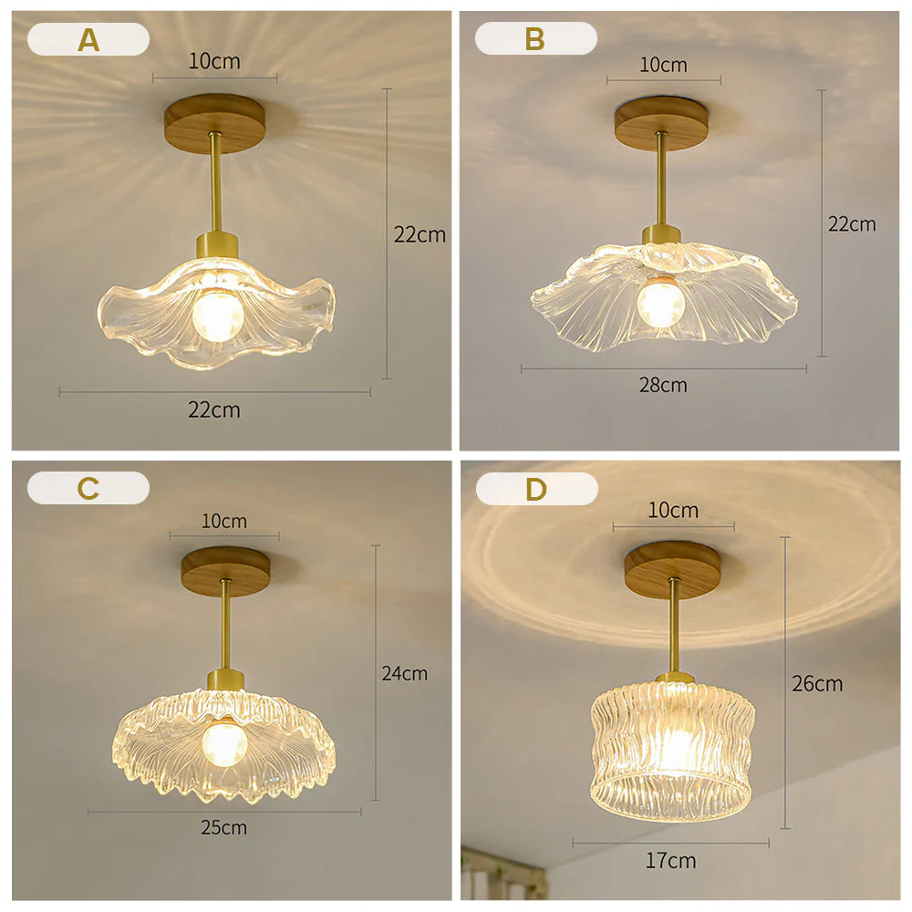 Mavero - Bloem Glazen Plafondlamp - Image 22