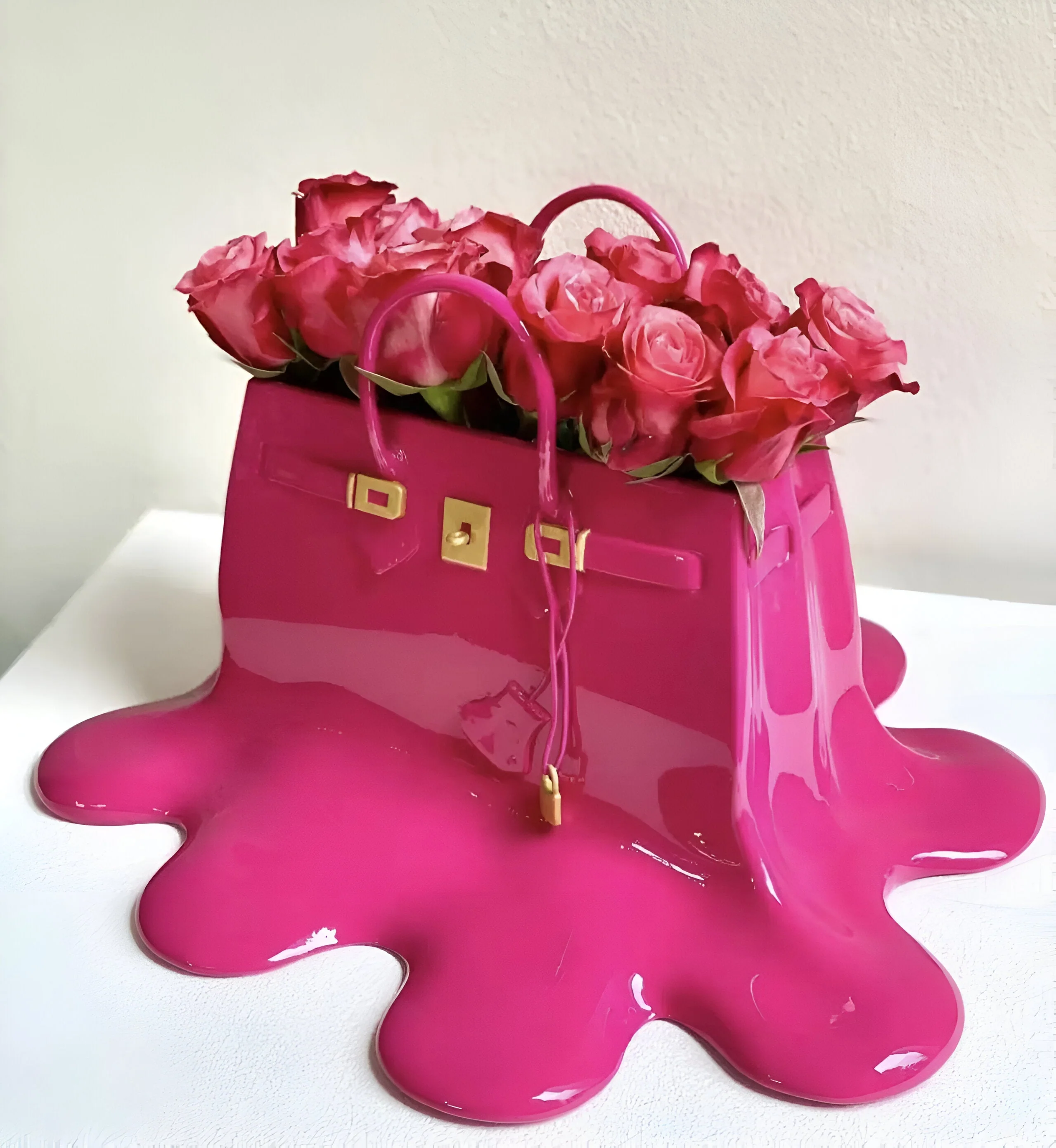 Melantha - Stijlvolle Vaas van Kunsthars in Handtassilhouet - Image 13