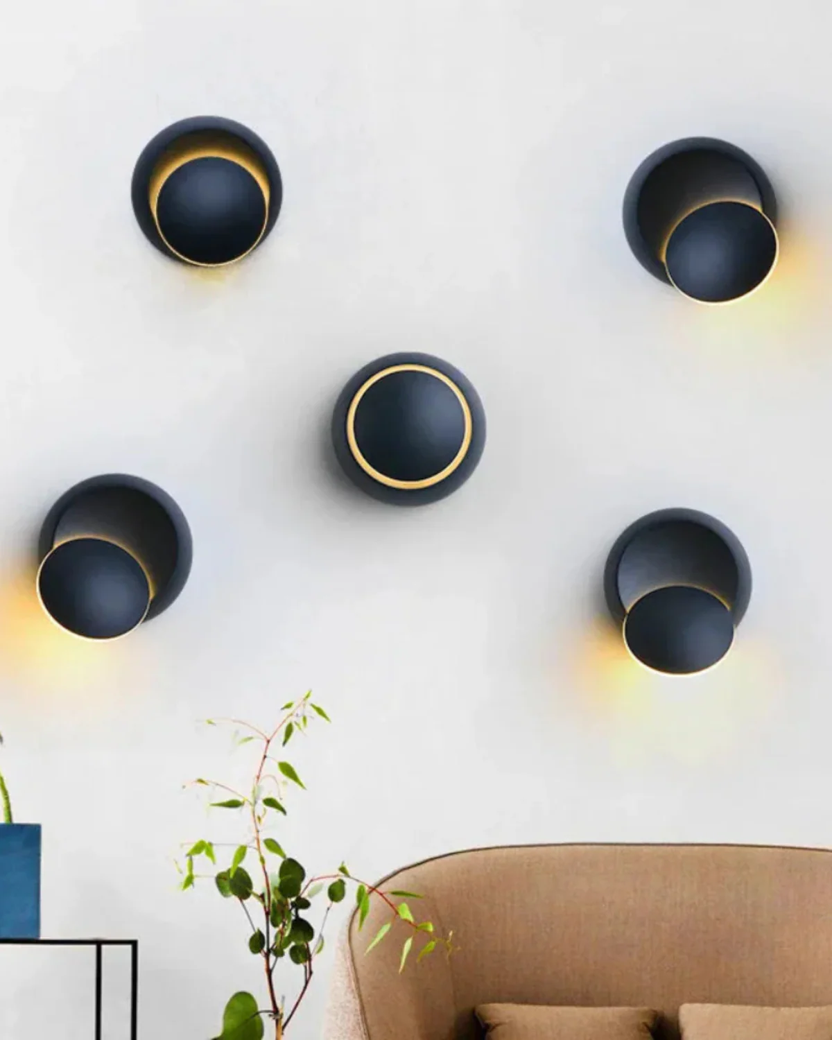 Melthia - Moderne Wandlamp met Halo Lichtcirkel Sfeerverlichting - Image 5