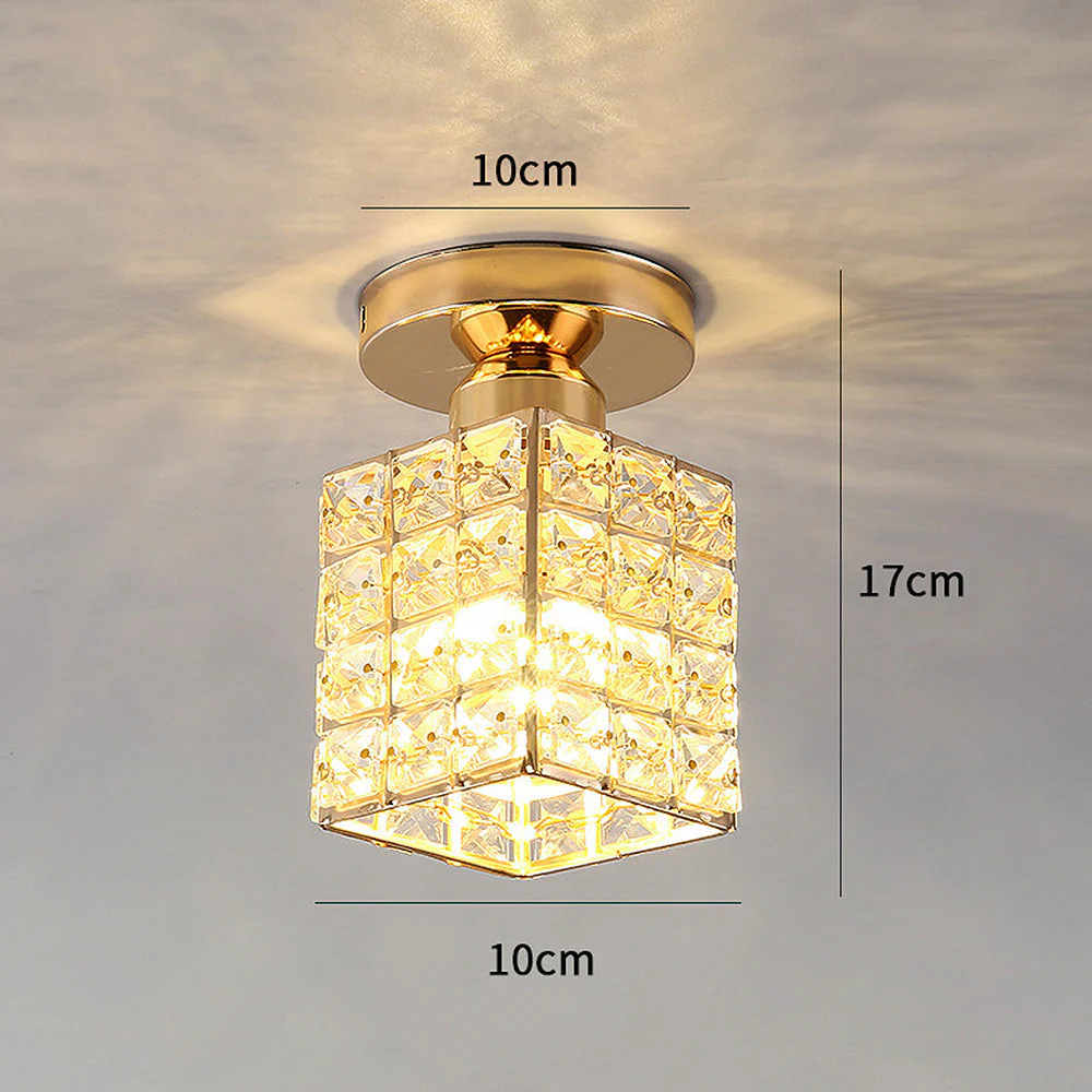 Mezula - Moderne Gouden Ronde Glazen Plafondlamp - Image 11