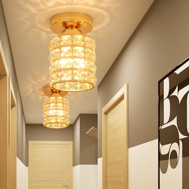 Mezula - Moderne Gouden Ronde Glazen Plafondlamp - Image 5