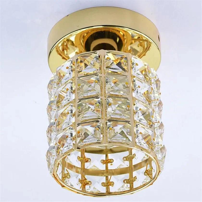 Mezula - Moderne Gouden Ronde Glazen Plafondlamp - Image 7