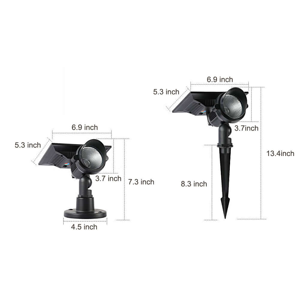 Minvera – Solar LED Tuinspot Verstelbaar Aluminium IP54 - Image 13