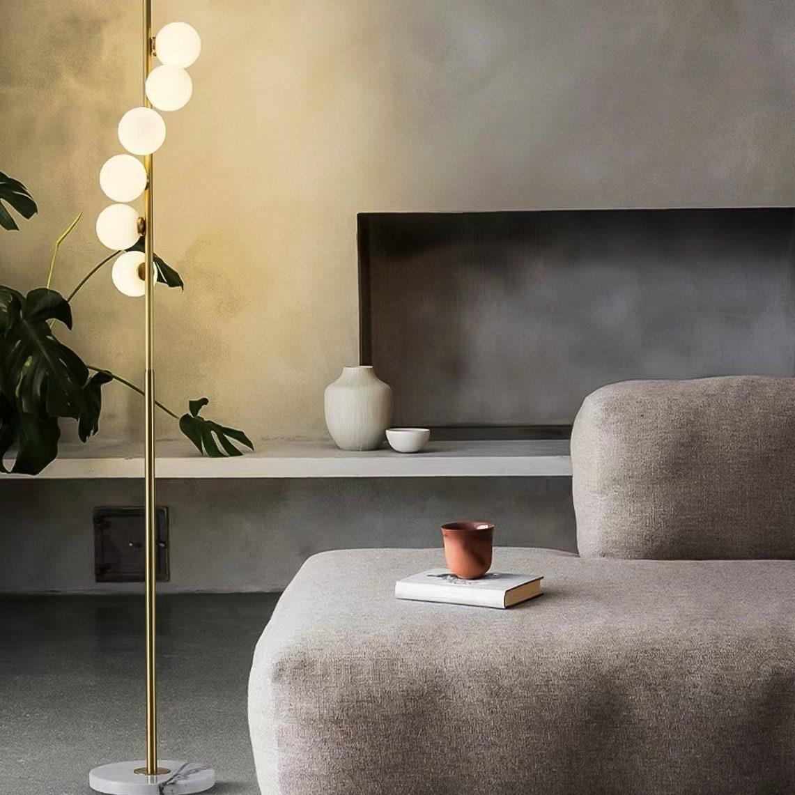 Mirelba – 6 Lichts Gouden Vloerlamp