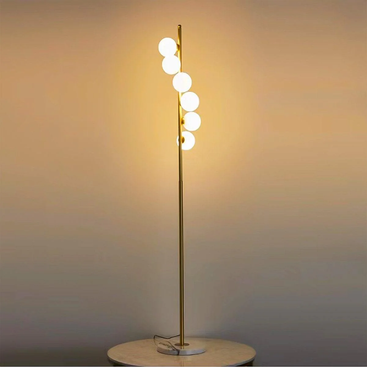 Mirelba – 6 Lichts Gouden Vloerlamp - Image 7