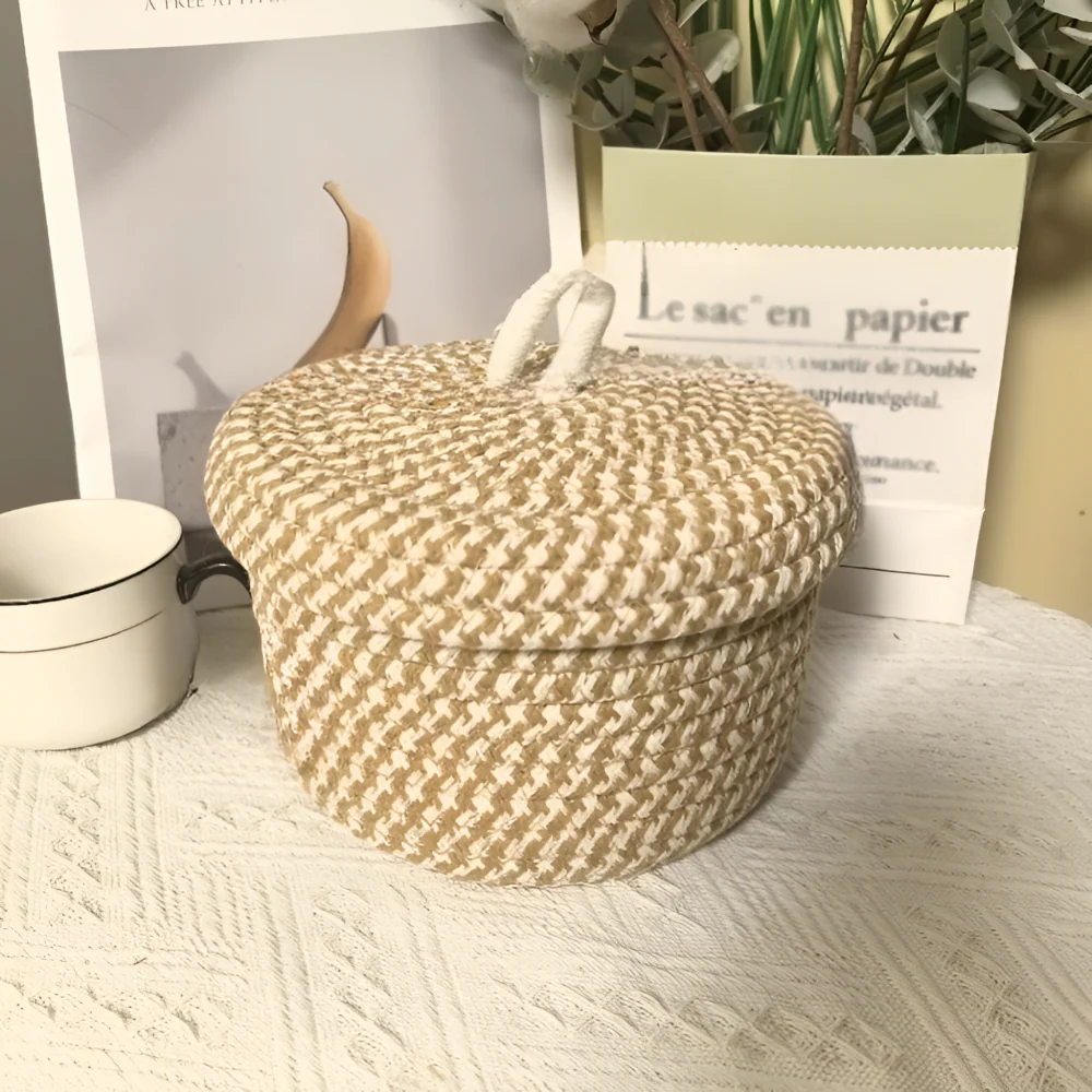 Mirellia – Ronde Boho Opbergmand Met Deksel - Image 14