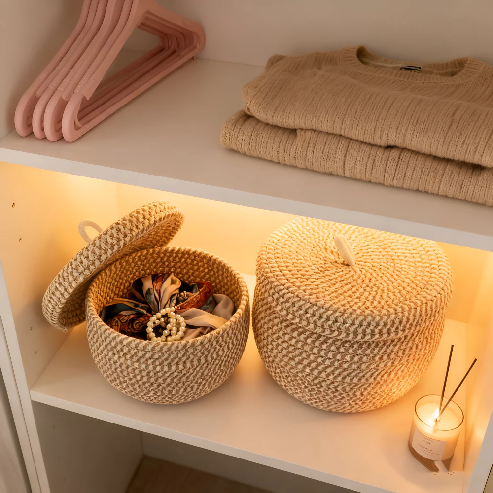 Mirellia – Ronde Boho Opbergmand Met Deksel - Image 6