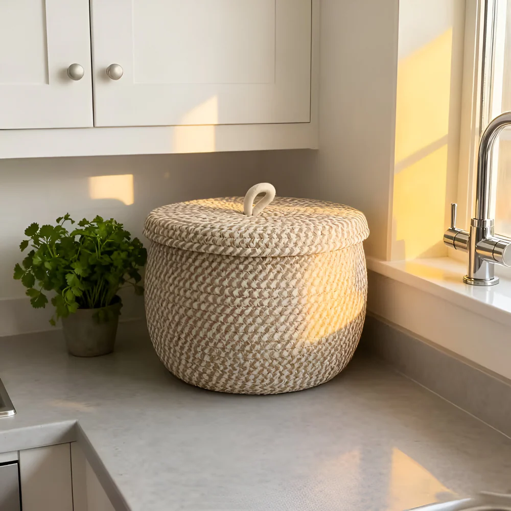 Mirellia – Ronde Boho Opbergmand Met Deksel - Image 9