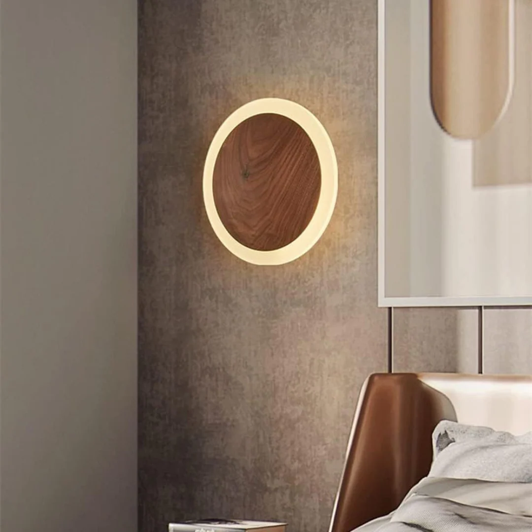 Nalo - Scandinavische Houten LED Wandlamp - Image 2