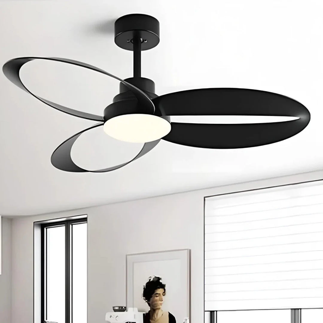 Nelvaris – Moderne Geometrische LED Plafondventilator - Image 5