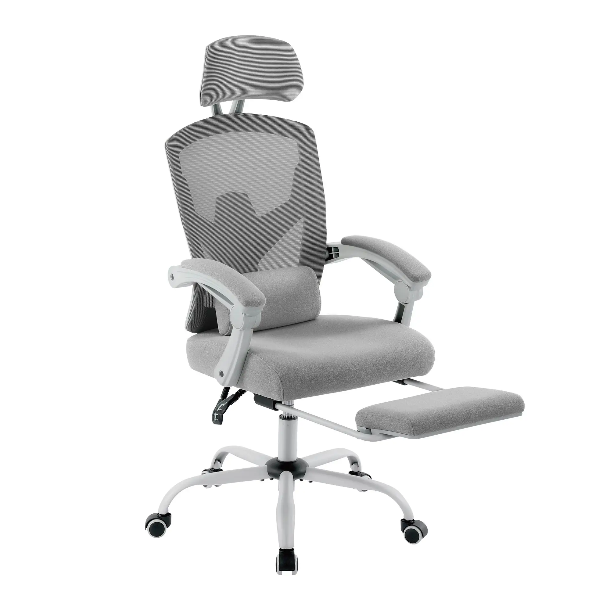 Nestor - Ergonomische Verstelbare Mesh Schommelstoel Bureaustoel met Lendensteun - Image 7