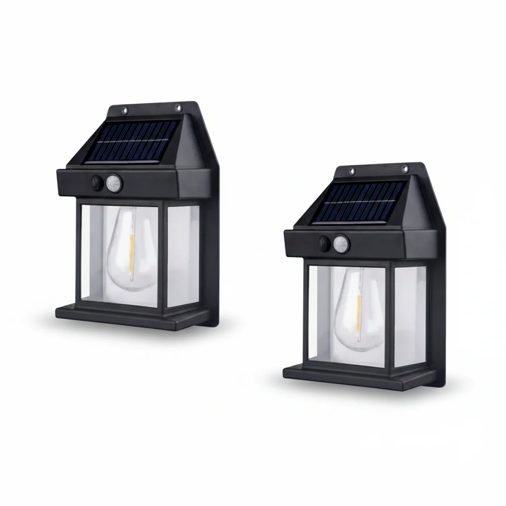 Nioran – Moderne Vierkante Solar LED Wandlamp 1 Licht - Image 2