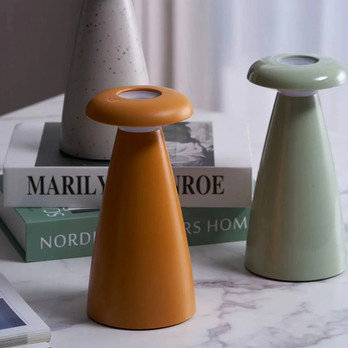 Nokava – Oplaadbare Paddenstoel Tafellamp met Modern Design - Image 46