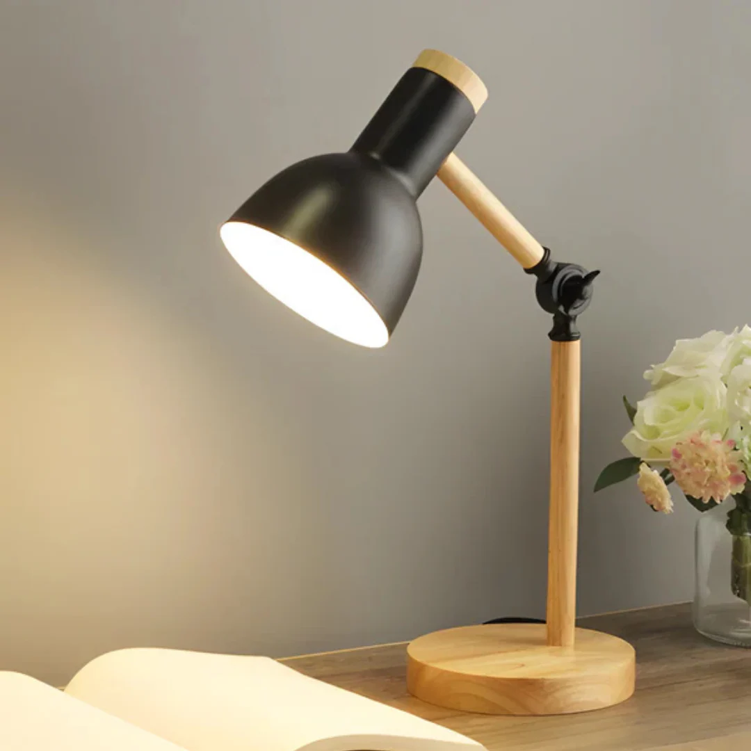 Nord - Verstelbare Macaron LED Tafellamp Uit Hout - Image 3