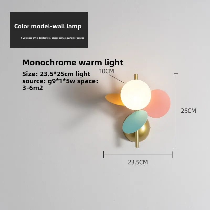 Norelio – Nordic Macaron Wandlamp Minimalistisch - Image 2