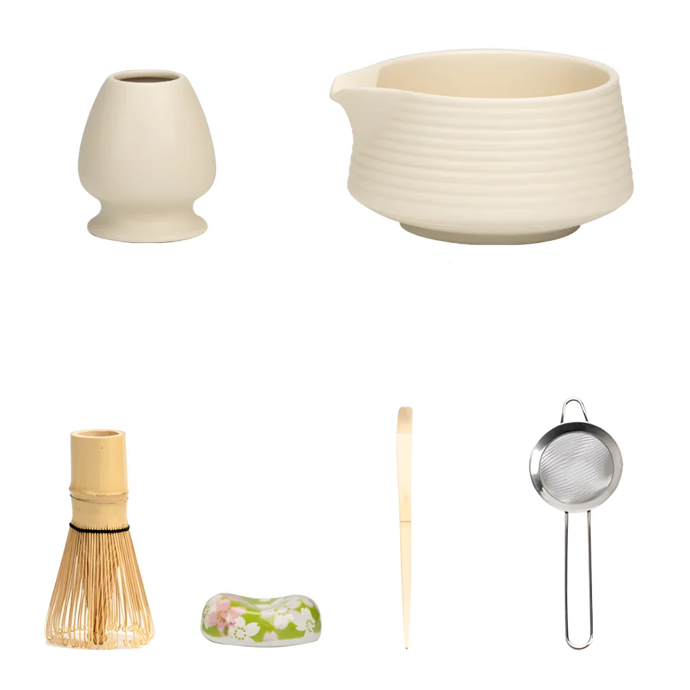 Noriyama – 8 Delige Matcha Set van Keramiek en Bamboe met Kom en Accessoires - Image 10