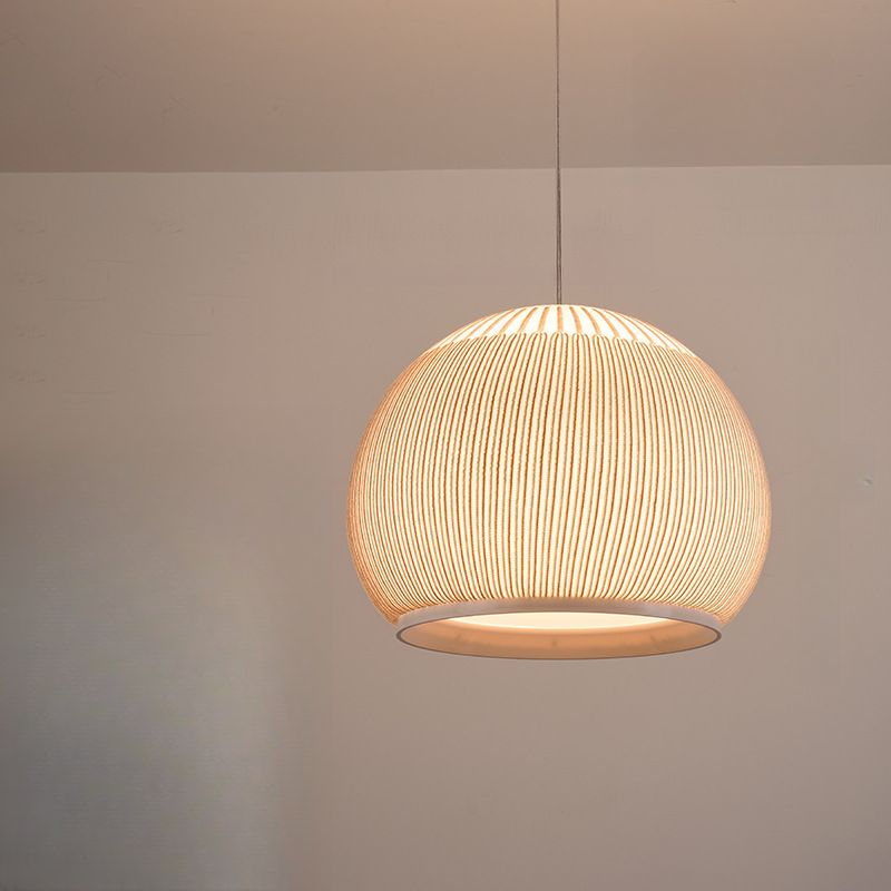 Norvand - Japandi Gebreide Stoffen Hanglamp - Image 2