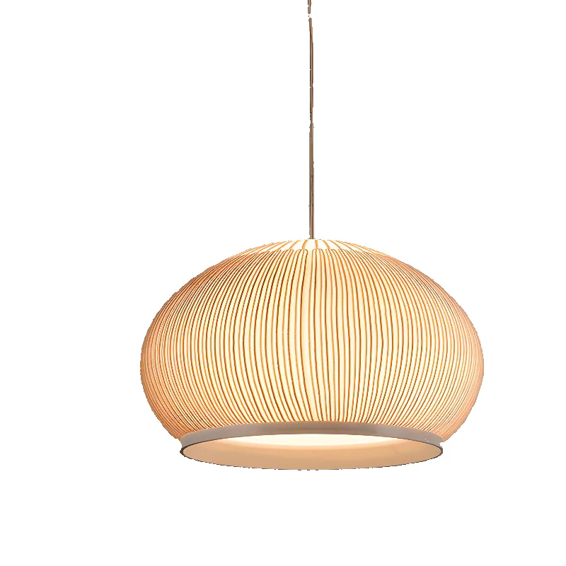 Norvand - Japandi Gebreide Stoffen Hanglamp - Image 3