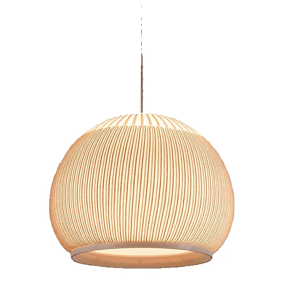 Norvand - Japandi Gebreide Stoffen Hanglamp - Image 4