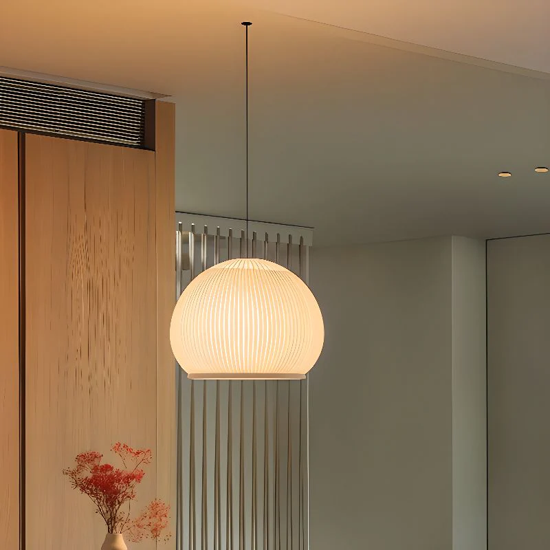 Norvand - Japandi Gebreide Stoffen Hanglamp - Image 7