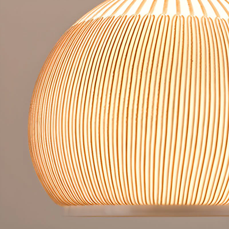 Norvand - Japandi Gebreide Stoffen Hanglamp - Image 9