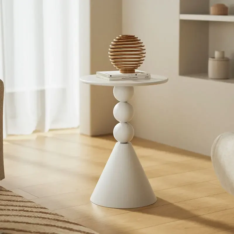 Norvellan - Minimalistische Witte Bijzettafel Scandinavische Stijl - Image 8