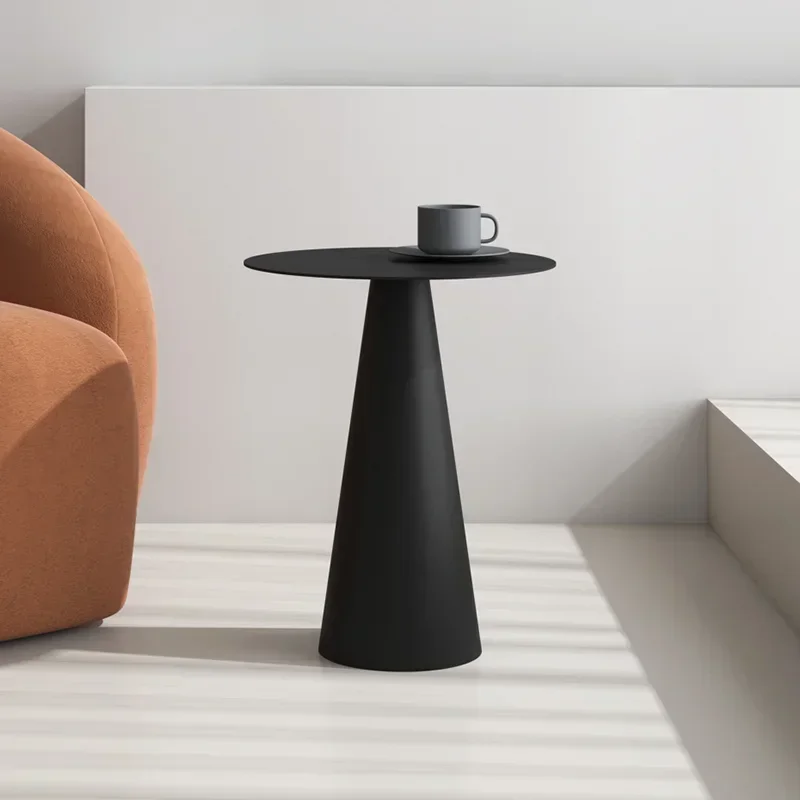 Norvian - Ronde Houten Salontafel Verrijdbaar Minimalistisch - Image 4