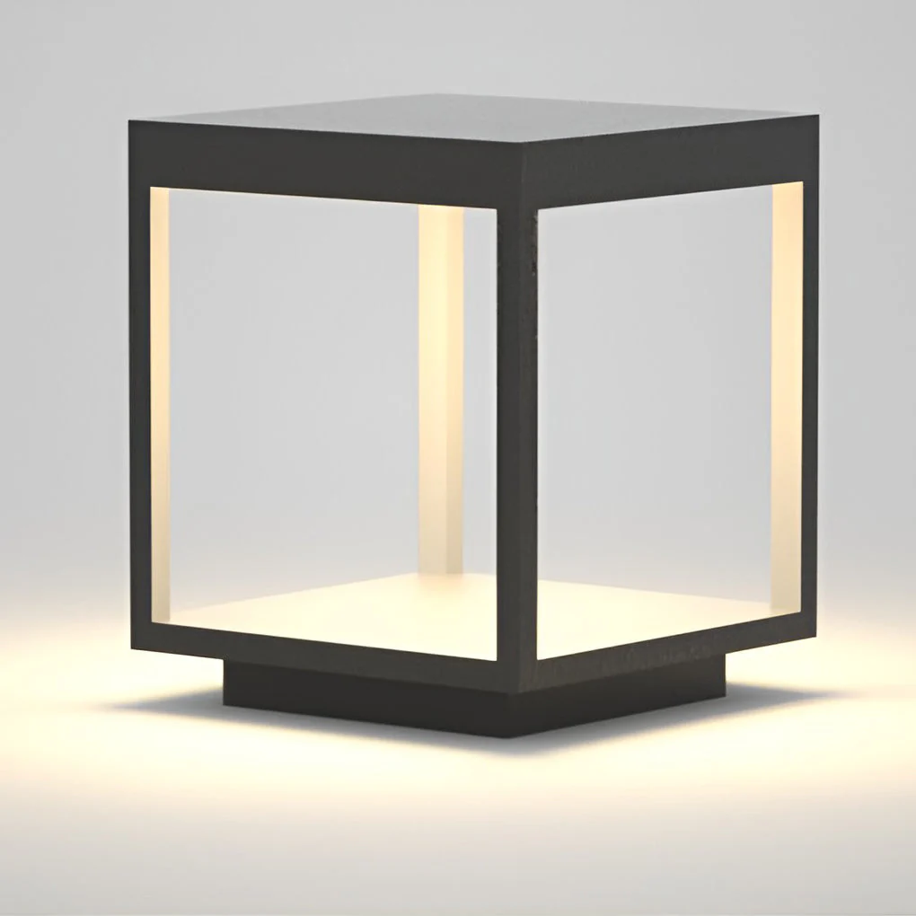 Novieran – LED Buitenlamp Warm Wit IP65 Aluminium Pilaar Vierkant - Image 8