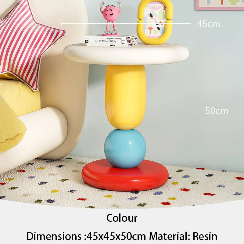 Noviran – Ronde Design Salontafel Met Afneembaar Bijzetblad