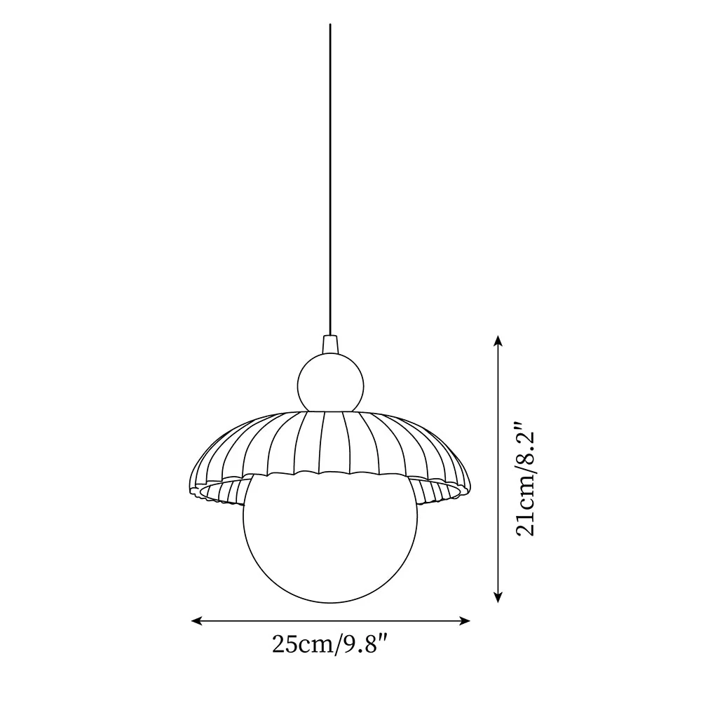 Nyelora – Moderne Hanglamp met Gelaagd Textuurglas - Image 8