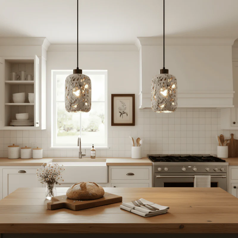 Orevon – Wabi Sabi Travertin Hanglamp - Image 6