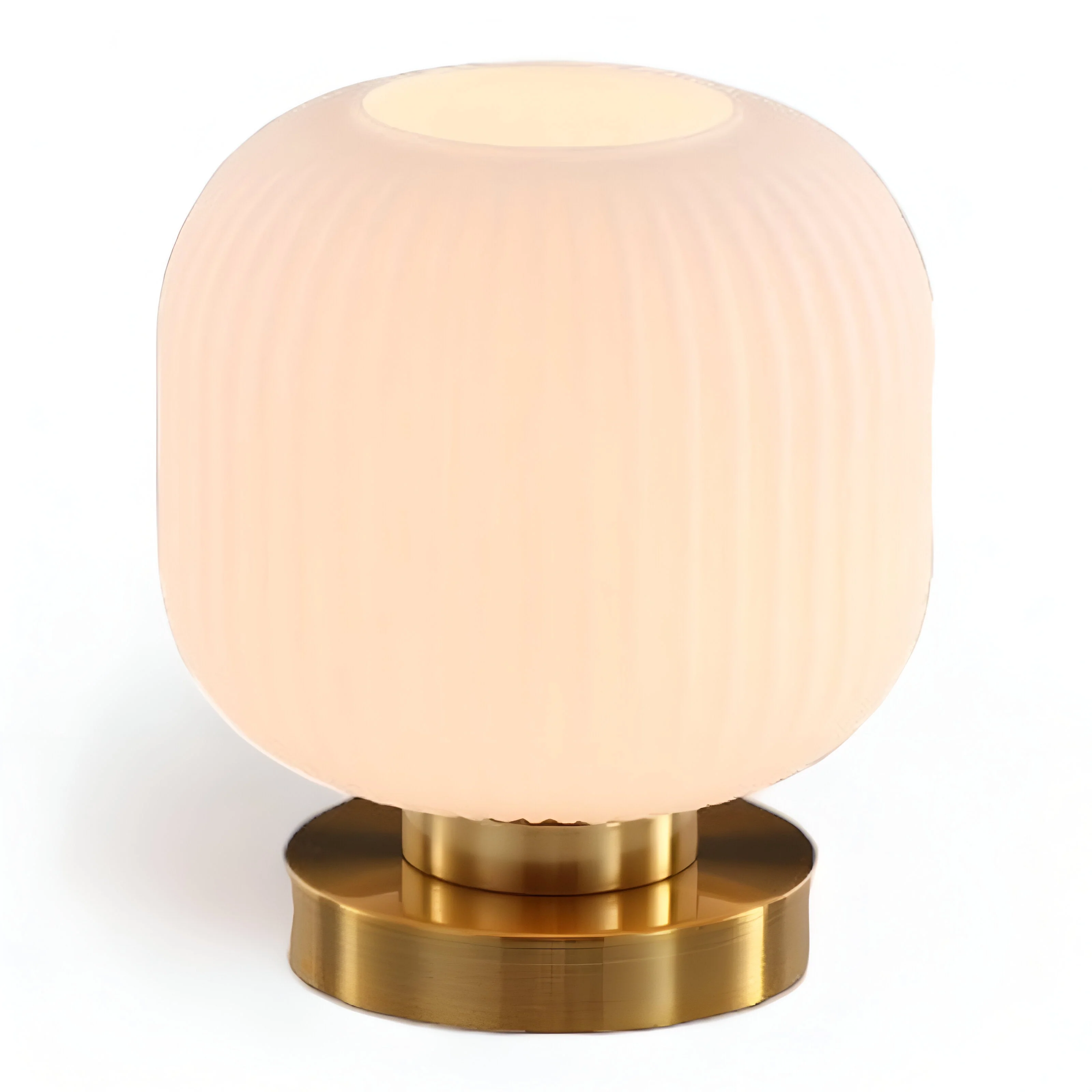 Oriantha - Noordse Tafellamp met Geribbeld Glas - Image 15