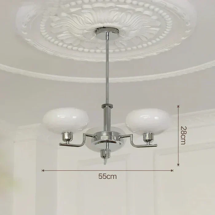Orlienne – Moderne Kroonluchter Met Opaalglazen Kappen - Image 10