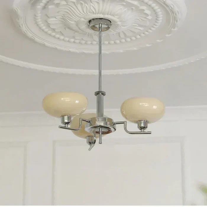 Orlienne – Moderne Kroonluchter Met Opaalglazen Kappen - Image 11