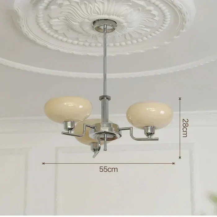 Orlienne – Moderne Kroonluchter Met Opaalglazen Kappen - Image 12