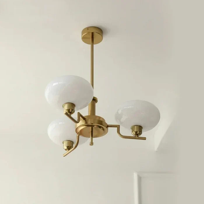 Orlienne – Moderne Kroonluchter Met Opaalglazen Kappen - Image 17