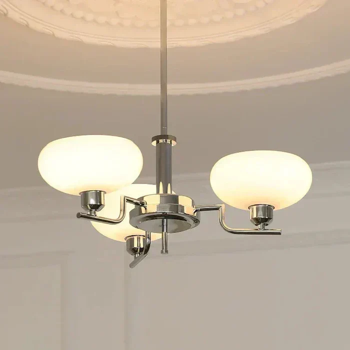 Orlienne – Moderne Kroonluchter Met Opaalglazen Kappen - Image 6