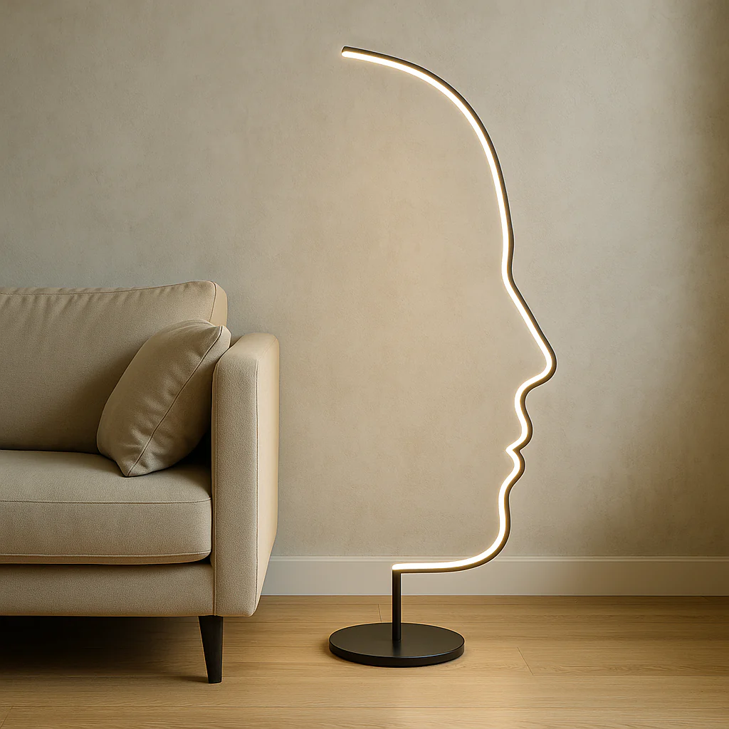 Ormono – Minimalistische Gezicht LED Vloerlamp - Image 4
