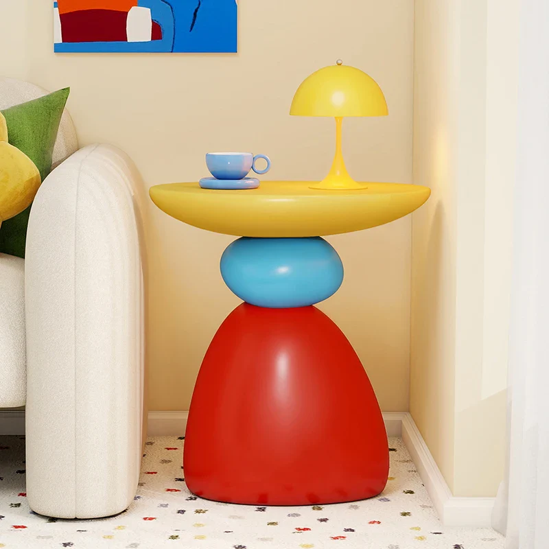 Orvania – Kleurrijke Stenen Bijzettafel Decoratie 55 Cm - Image 2