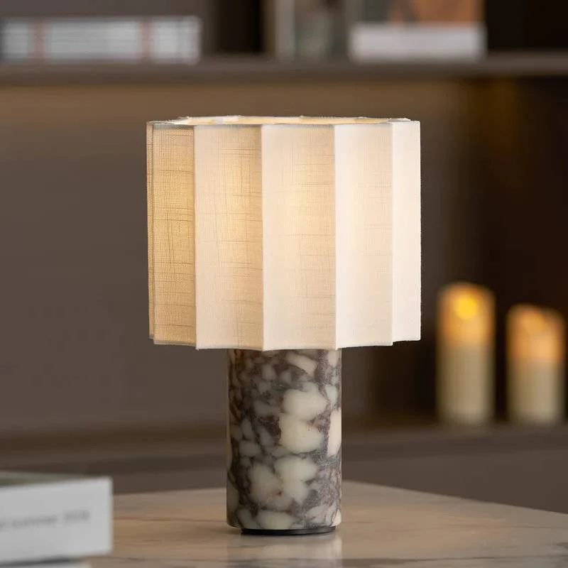 Orvara – Marmeren Tafellamp met Zachte Lichtsluier - Image 11