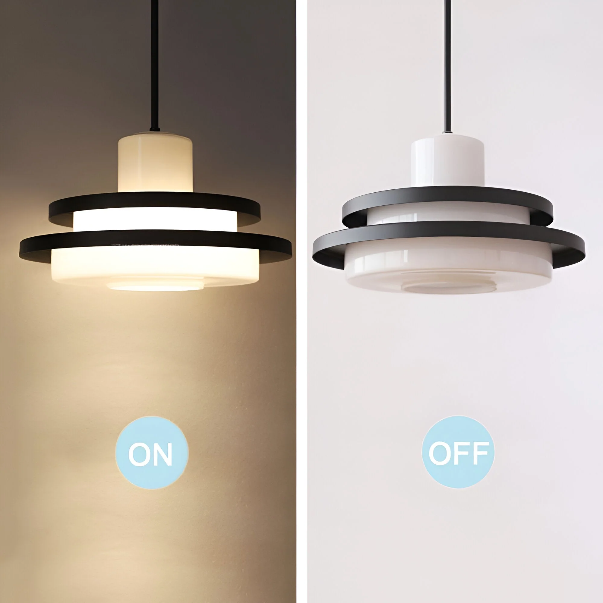 Orvessanne - Amerikaanse Retro Metalen Bauhaus Hanglamp - Image 10
