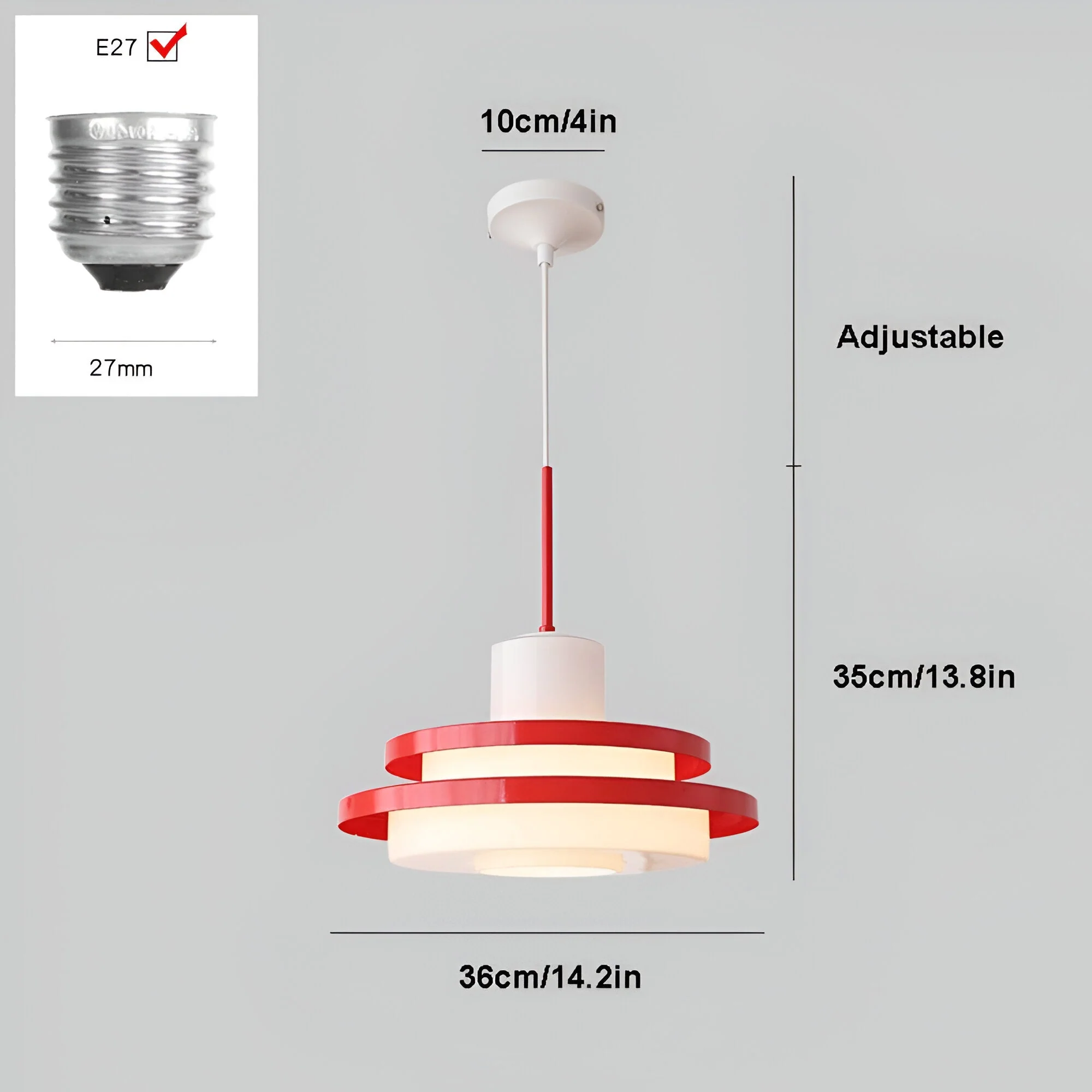 Orvessanne - Amerikaanse Retro Metalen Bauhaus Hanglamp - Image 13