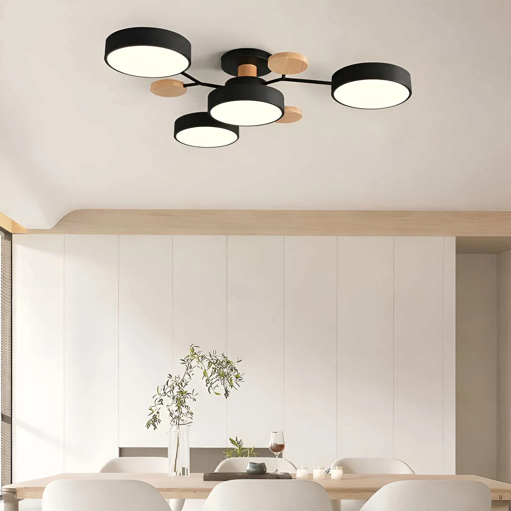 Orvexa – Moderne LED Plafondlamp met Multi-Arm Design voor Woonkamer & Slaapkamer