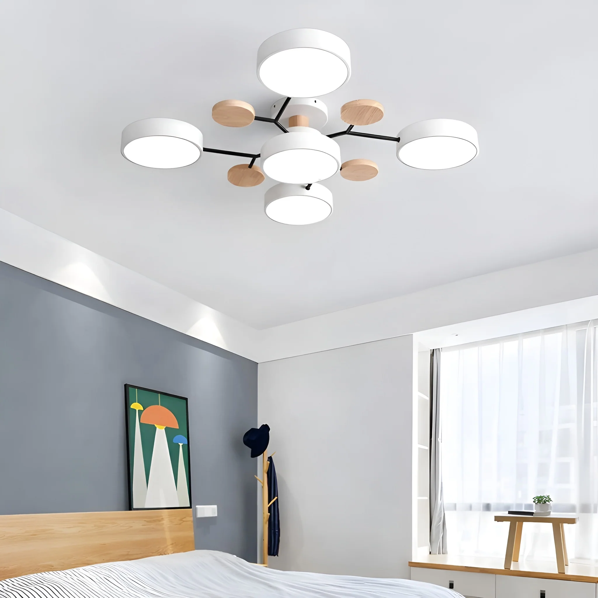 Orvexa – Moderne LED Plafondlamp met Multi-Arm Design voor Woonkamer & Slaapkamer - Image 10