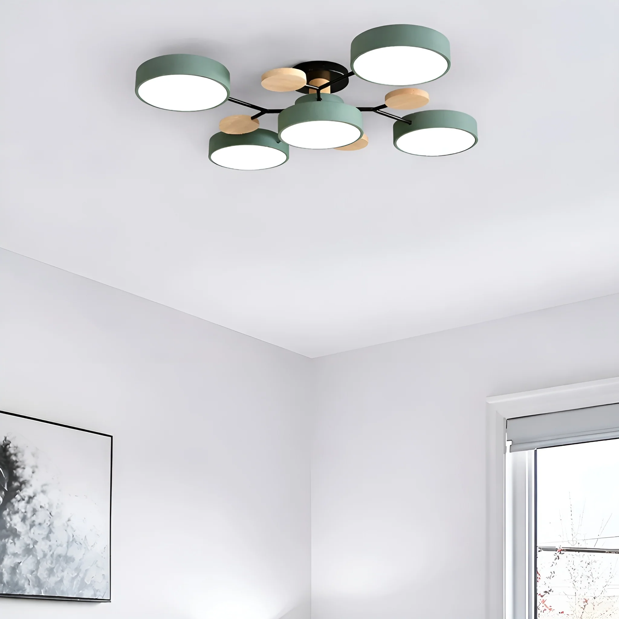 Orvexa – Moderne LED Plafondlamp met Multi-Arm Design voor Woonkamer & Slaapkamer - Image 11