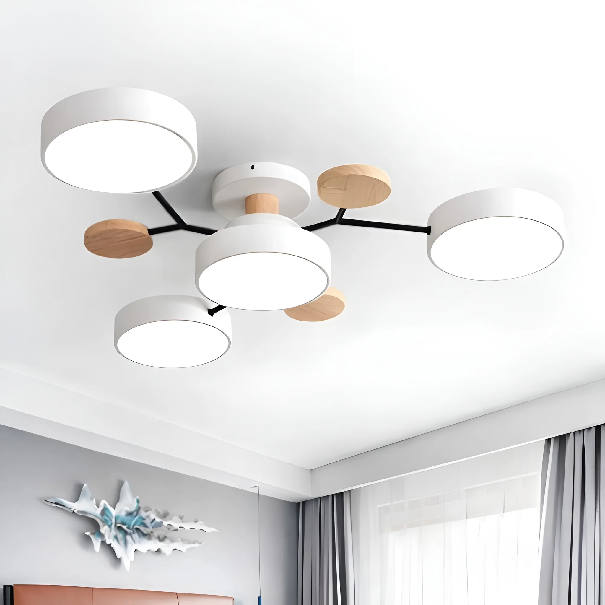 Orvexa – Moderne LED Plafondlamp met Multi-Arm Design voor Woonkamer & Slaapkamer - Image 12