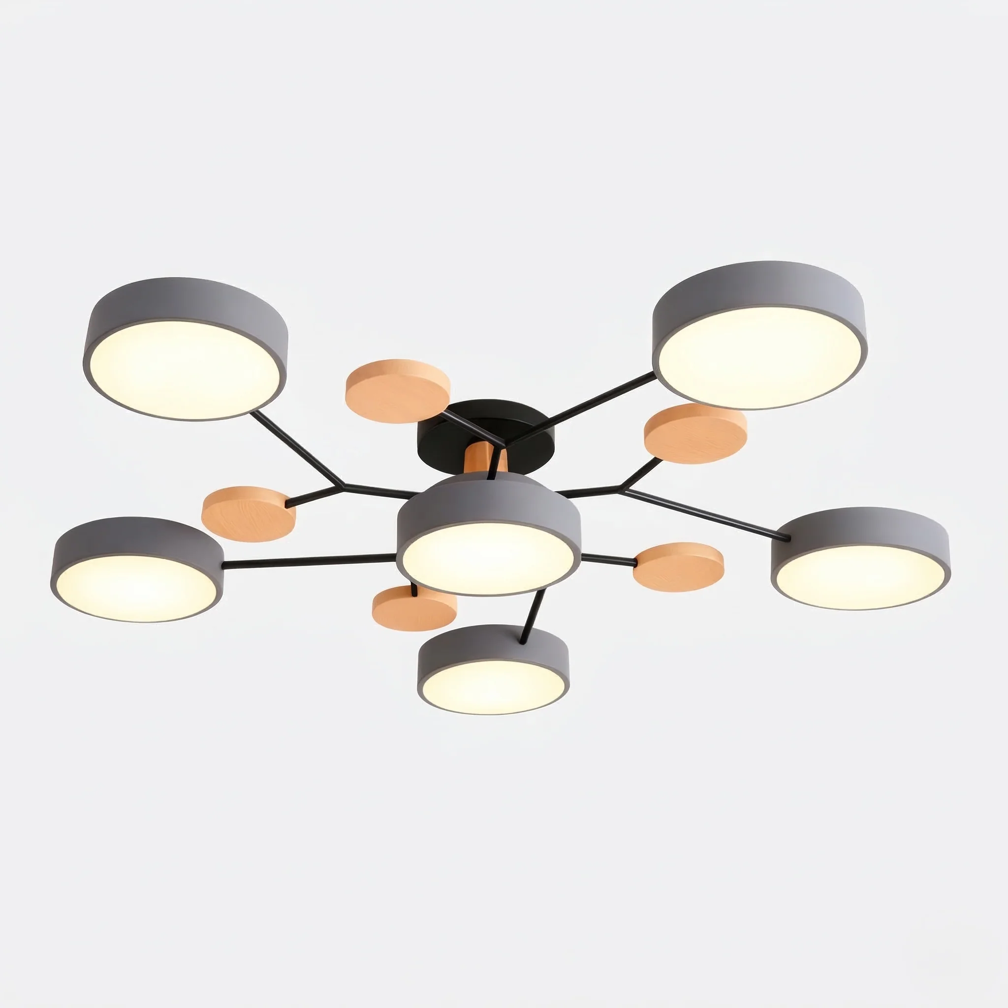 Orvexa – Moderne LED Plafondlamp met Multi-Arm Design voor Woonkamer & Slaapkamer - Image 14
