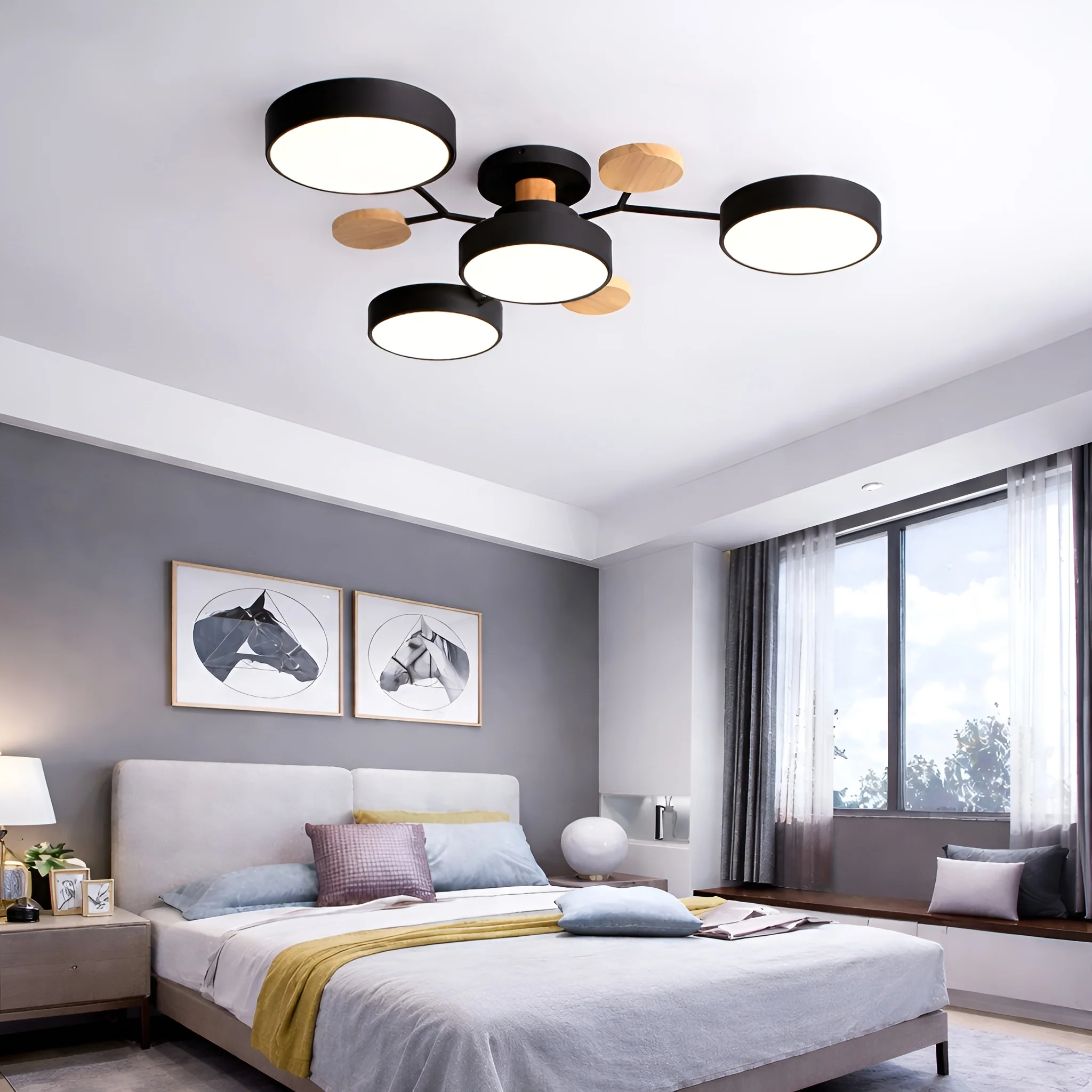 Orvexa – Moderne LED Plafondlamp met Multi-Arm Design voor Woonkamer & Slaapkamer - Image 2