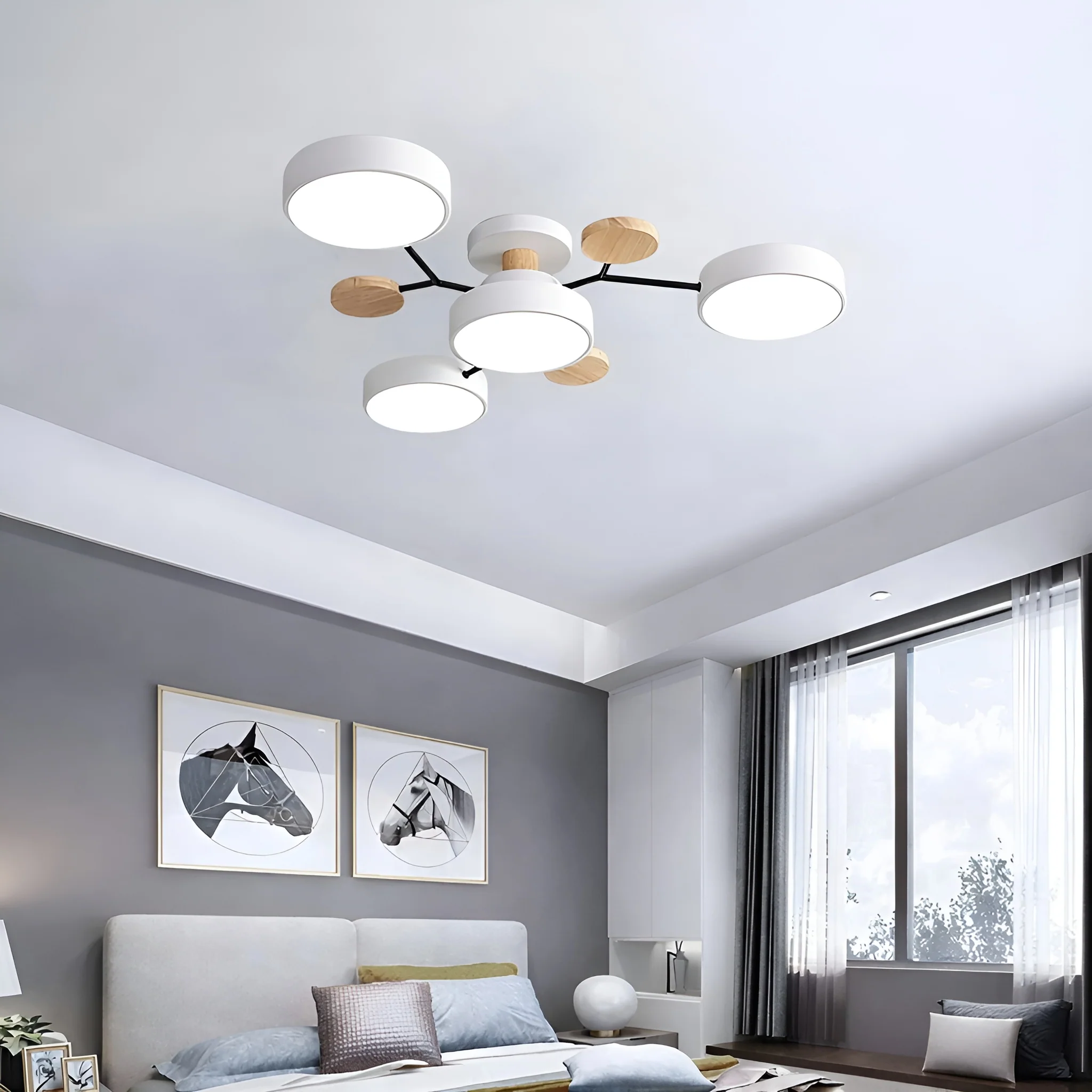 Orvexa – Moderne LED Plafondlamp met Multi-Arm Design voor Woonkamer & Slaapkamer - Image 7