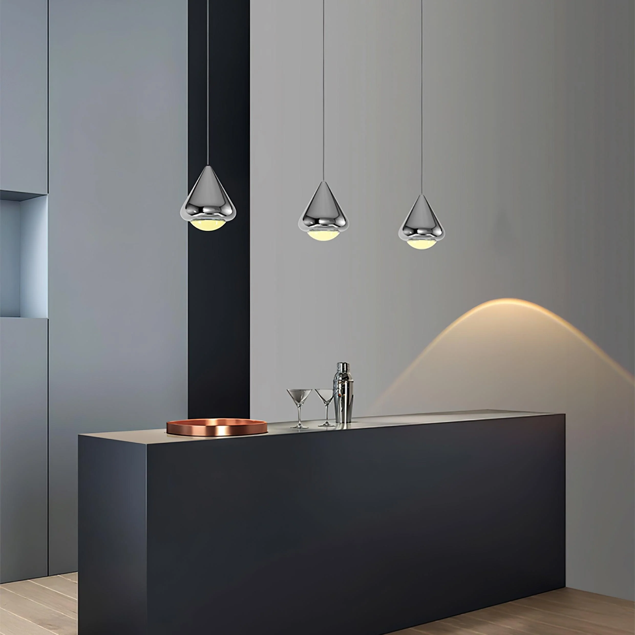 Othira – Moderne Hanglamp met Glanzend Oppervlak en Grafisch Design - Image 10